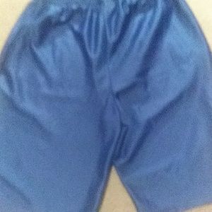 Blue boys basketball shorts
